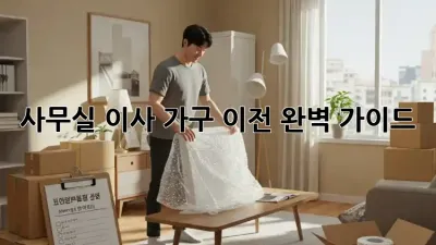 사무실 이사? 가구 이전 완벽 가이드!